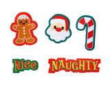 Xmas - Naughty Or Nice 5PK by FuzzYard