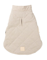 FuzzYard Life Quilted Cotton Wrap Vest - Sandstone by FuzzYard Life