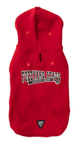Comfortable and casual State Hoodie for dogs in Red