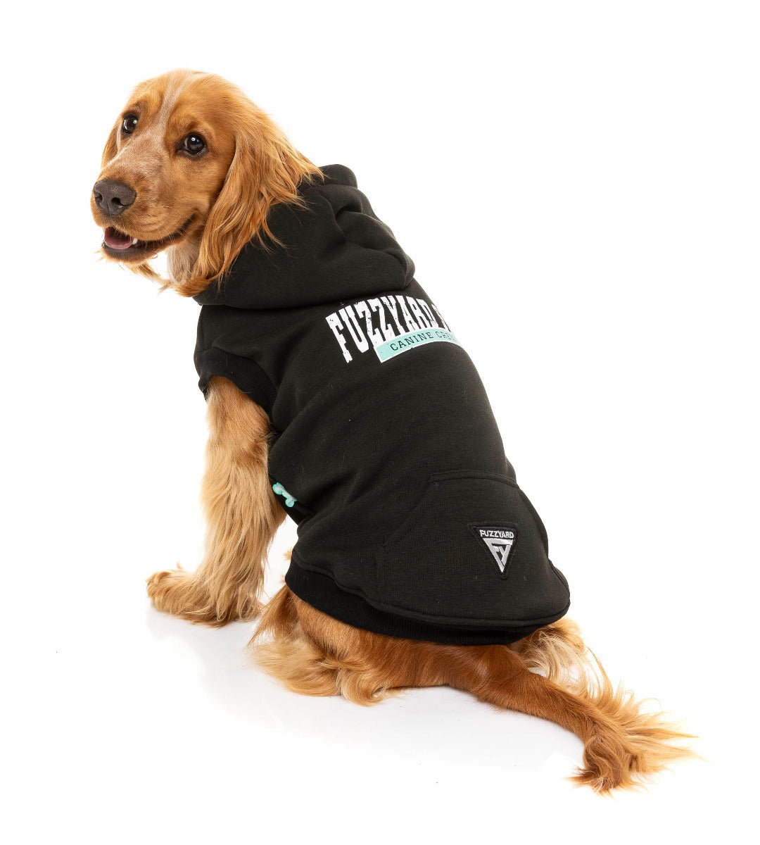 Comfortable and casual State Hoodie for dogs in Black