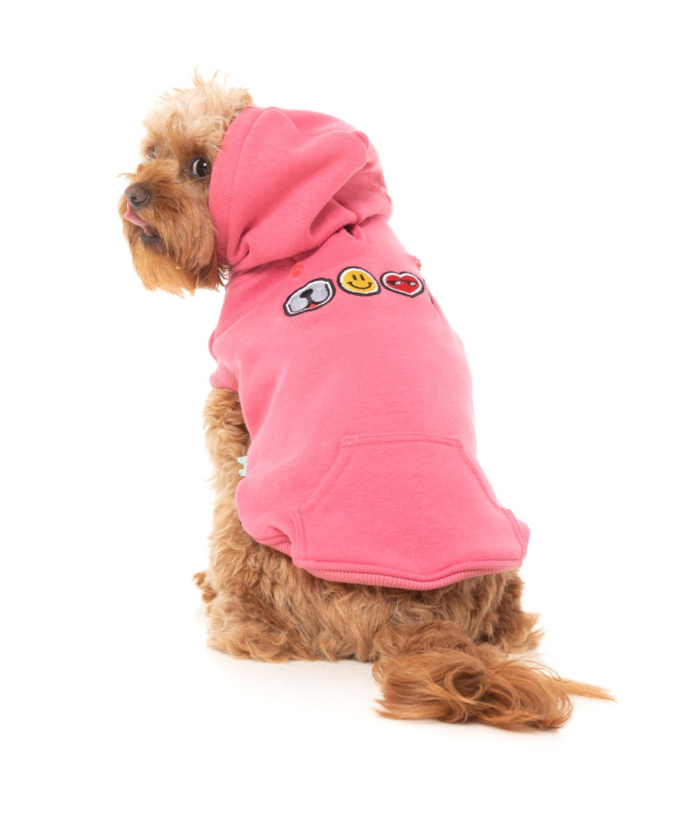Wooftagram Hoodie - Pink by Fuzzyard