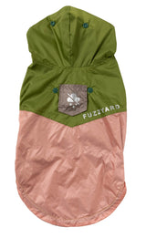 Ormond Raincoat - Olive/Pink by Fuzzyard