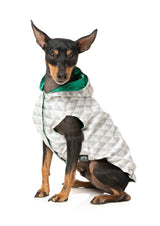 Flipside Raincoat - Green/Beige by FuzzYard