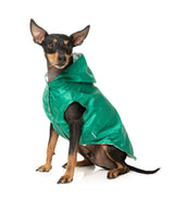 Flipside Raincoat - Green/Beige by FuzzYard
