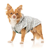 Flipside Raincoat - Green/Beige by FuzzYard