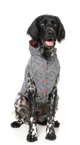 Flipside Raincoat - Red/Black/White by FuzzYard