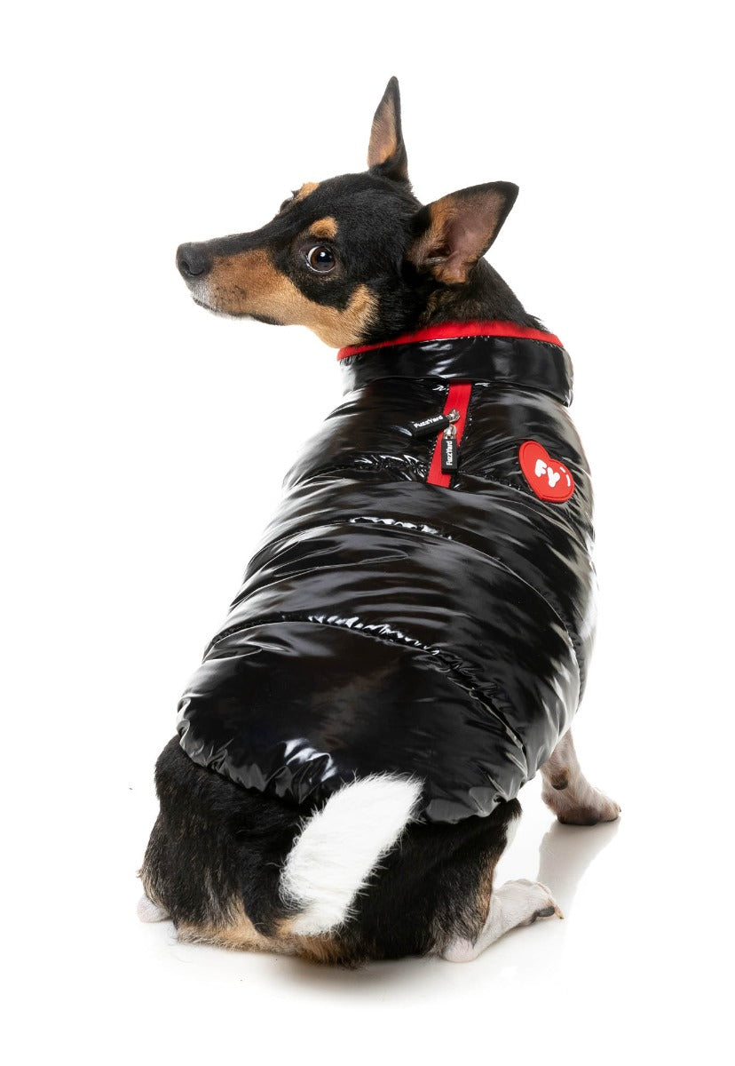 Amor Puffer Jacket - Black by FuzzYard