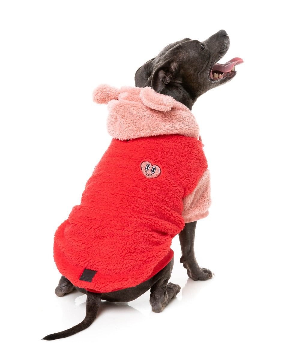Winnie Hoodie - Red by FuzzYard