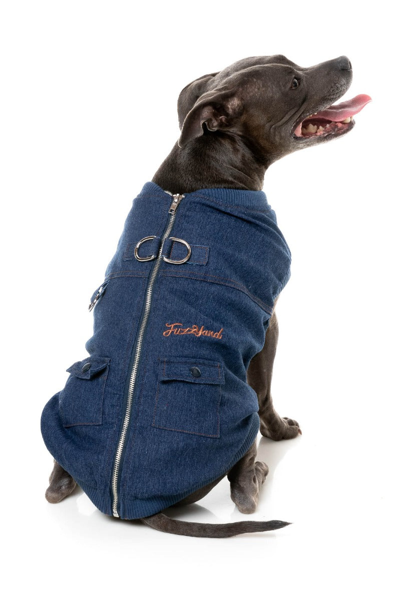 Kojima Harness Jacket - Indigo by FuzzYard