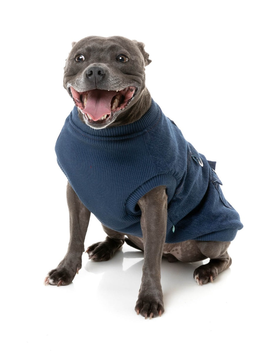 Kojima Harness Jacket - Indigo by FuzzYard