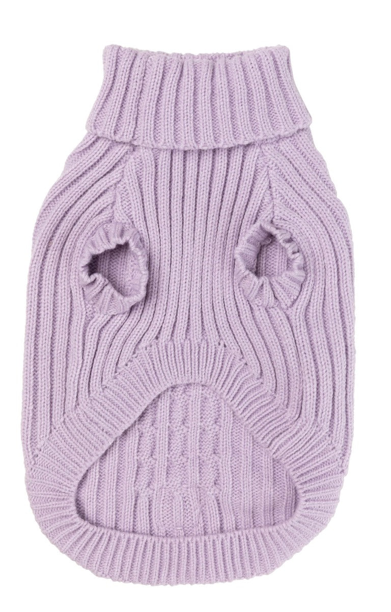FuzzYard Life Knitted Sweater - Lilac by FuzzYard