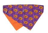 Jack Jack Jackie Lantern Bandana - Purple by FuzzYard