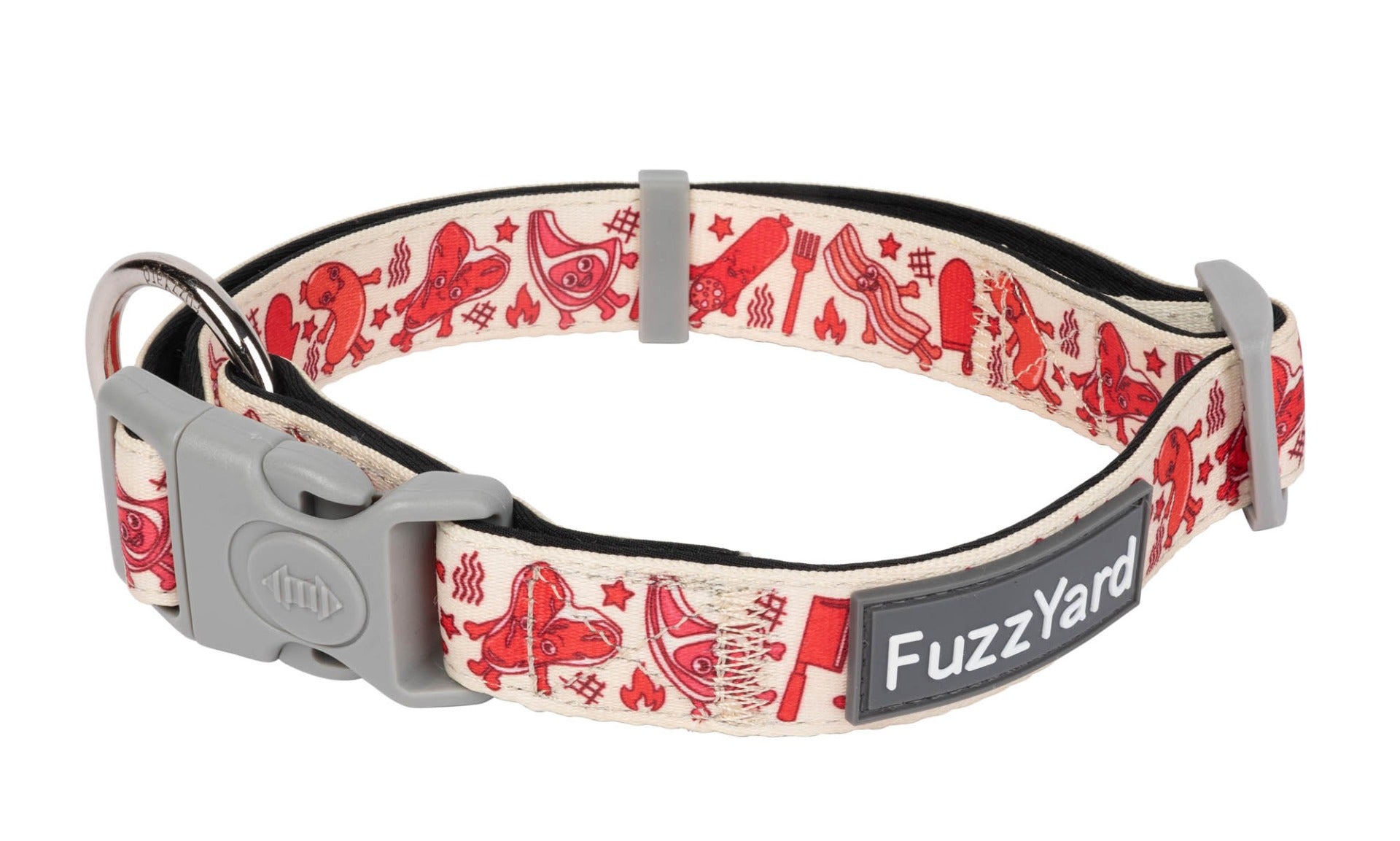 Meat Heads - Dog Collar by FuzzYard
