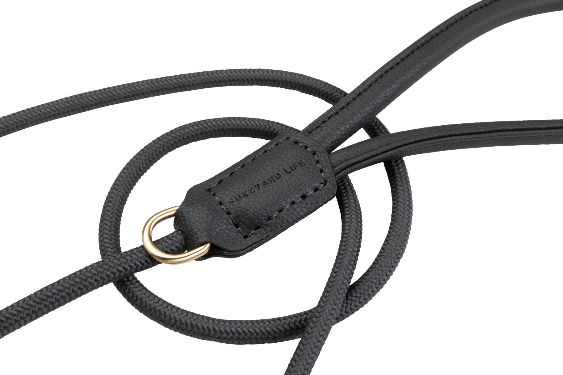 FuzzYard Life Atelier Dog Rope Lead - Slate Grey