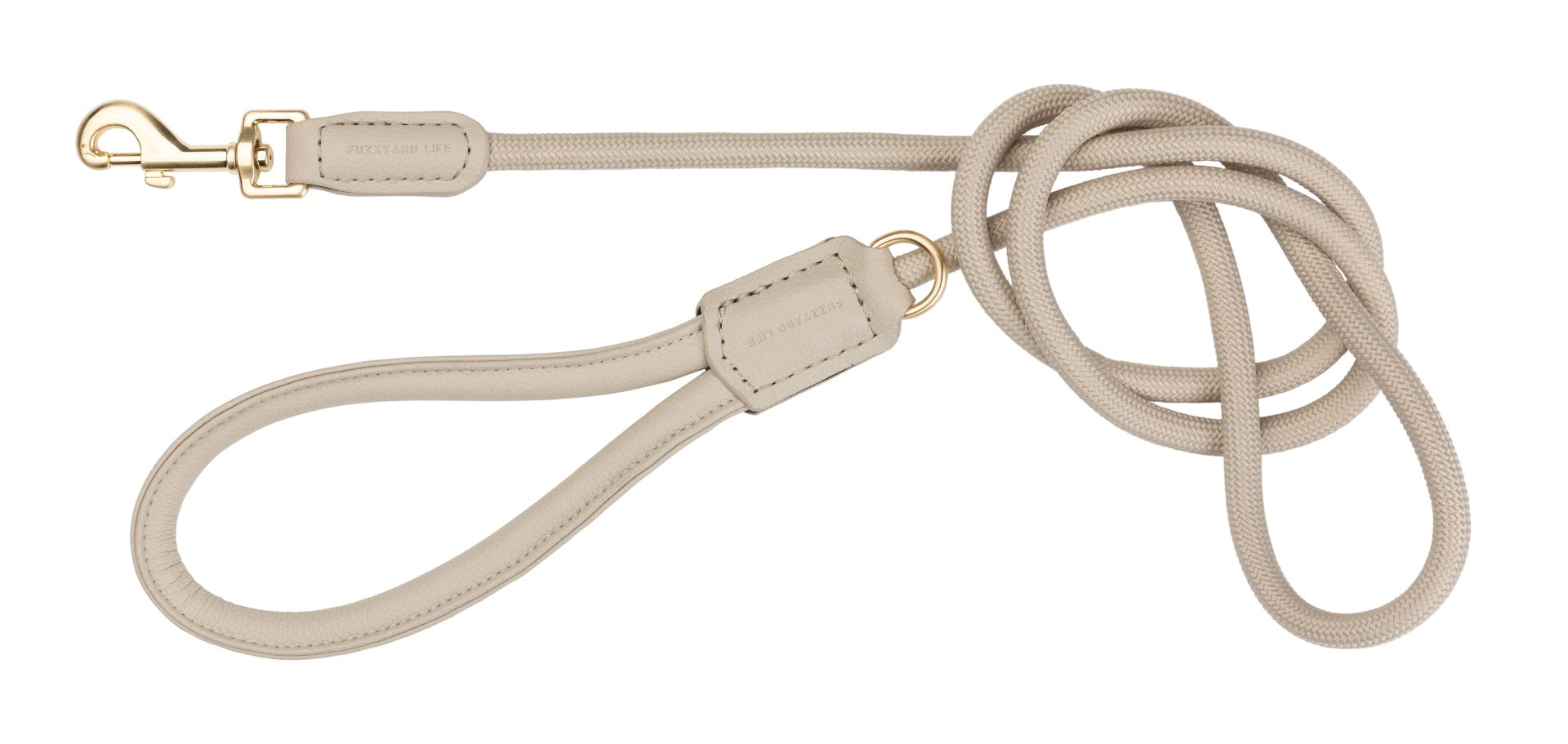 FuzzYard Life Atelier Dog Rope Lead - Sandstone