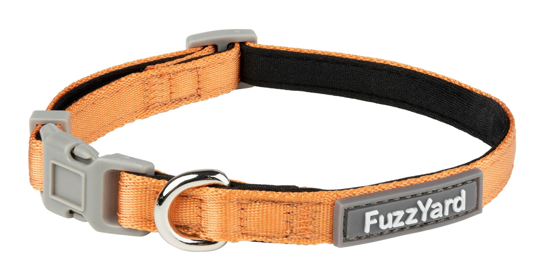 Crush Orange - Dog Collar - Extra Small by FuzzYard
