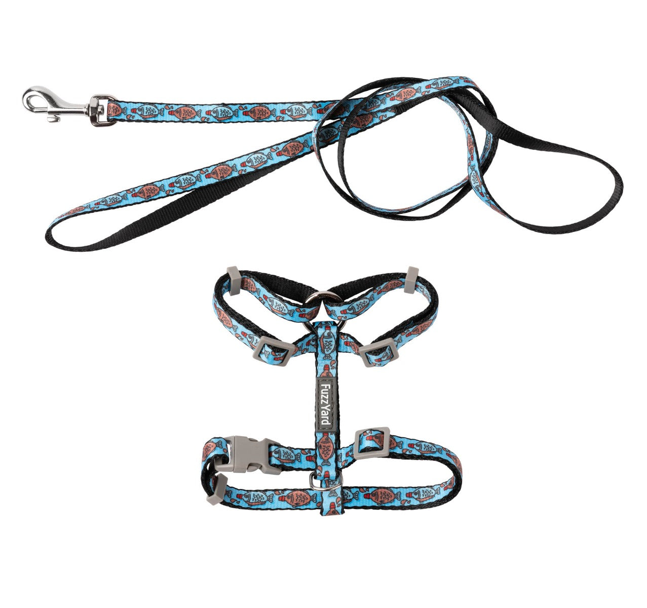 Soy Sauce Fish - Cat Walking Set by FuzzYard