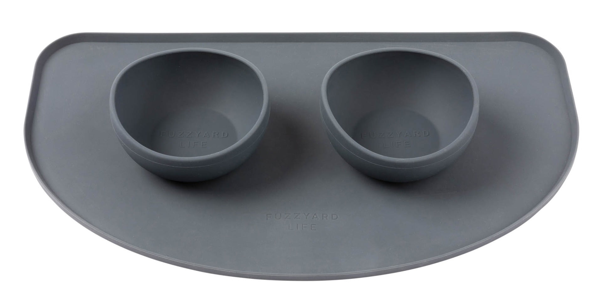 FuzzYard Life Silicone Feeding Mat - Slate Grey