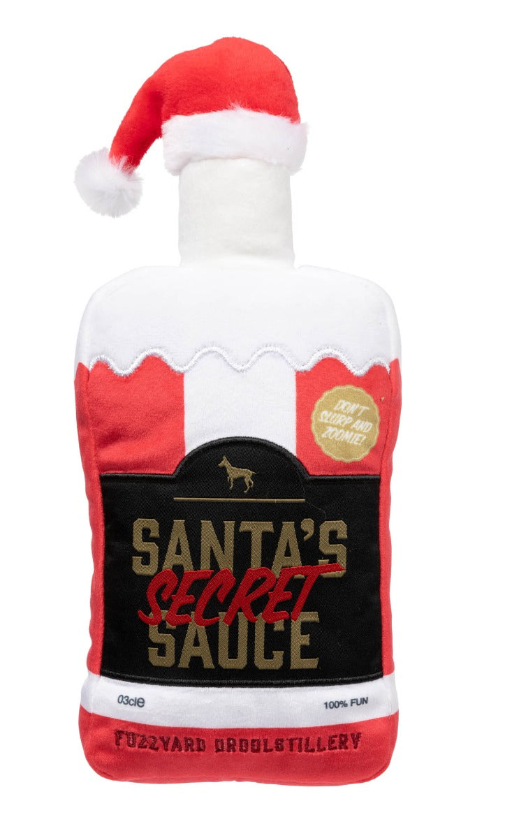 Santa's Secret Sauce - Dog Toy by FuzzYard