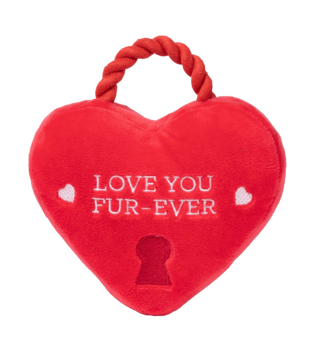 Love You Fur-ever Lock - Dog Toy by FuzzYard