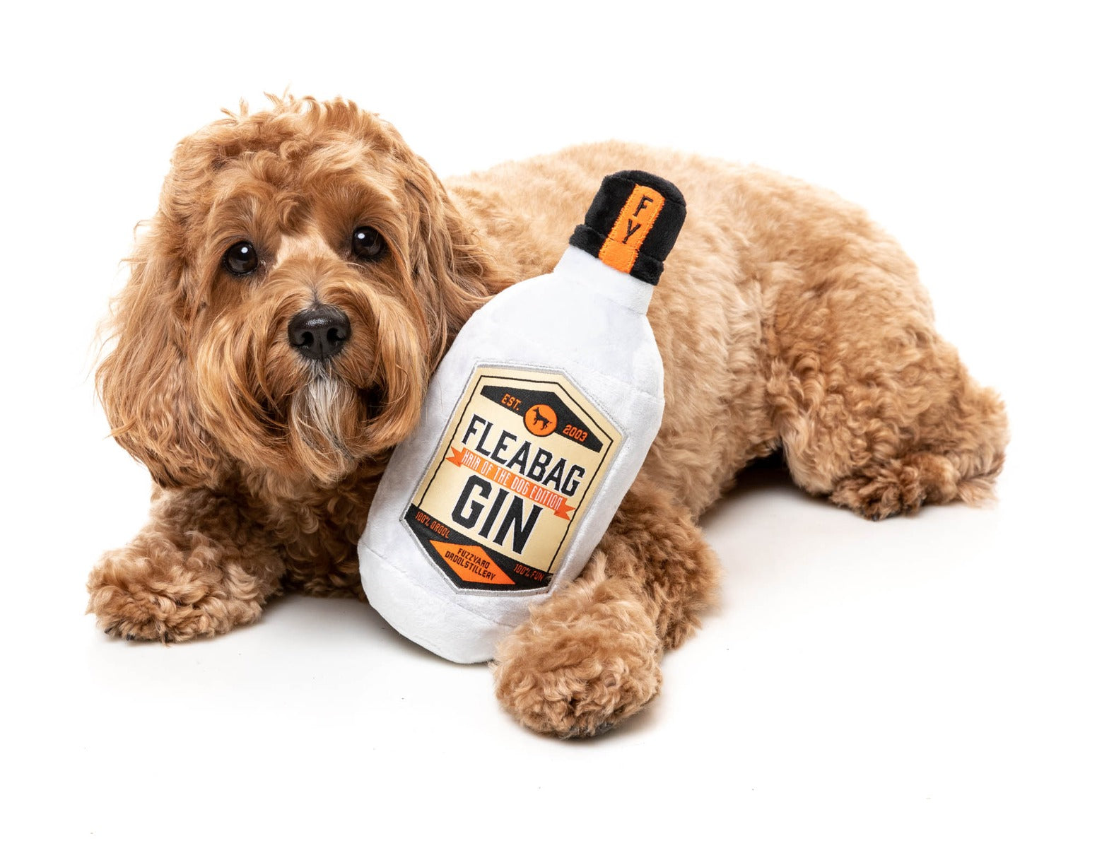 Fleabag Gin - Dog Toy by FuzzYard