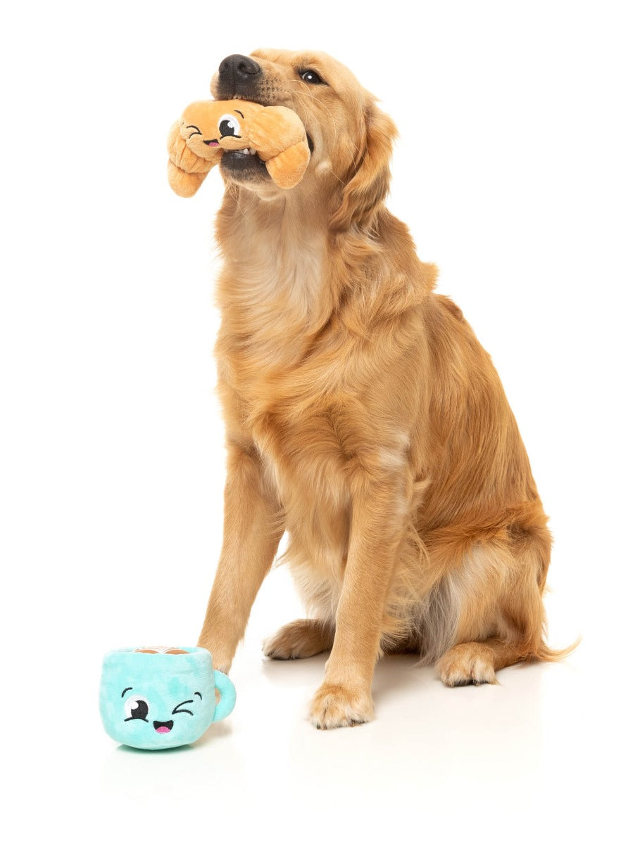 Croissant & Cappuccino 2PK - Dog Toy by FuzzYard