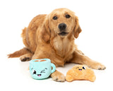 Croissant & Cappuccino 2PK - Dog Toy by FuzzYard