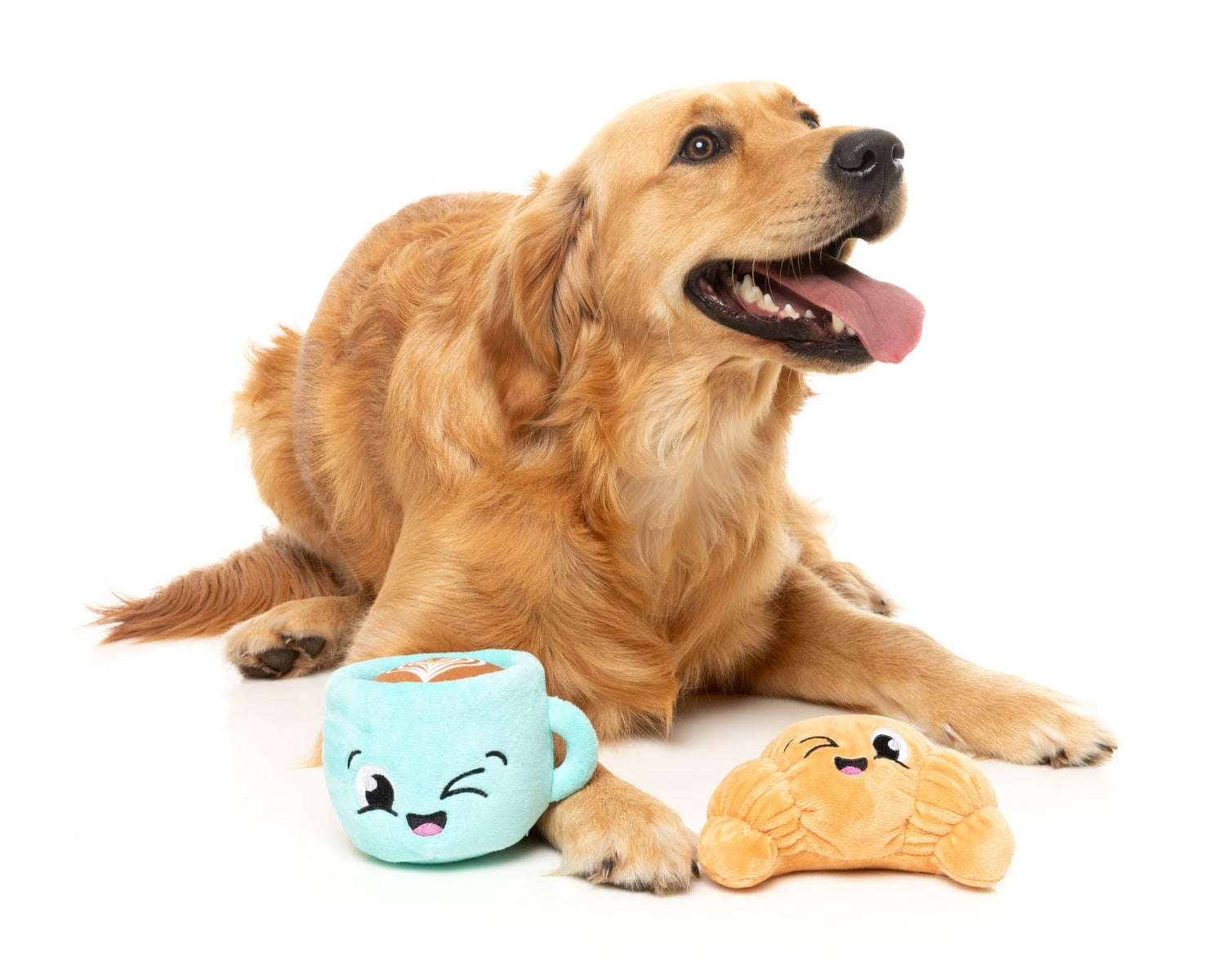 Croissant & Cappuccino 2PK - Dog Toy by FuzzYard
