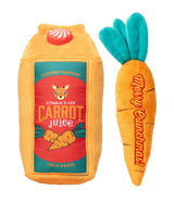 Reindeer Carrot Juice & Carrot 2PK - Dog Toy by FuzzYard