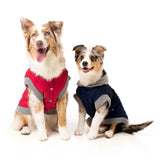 FuzzYard Jersey Knit with hood for dogs in red